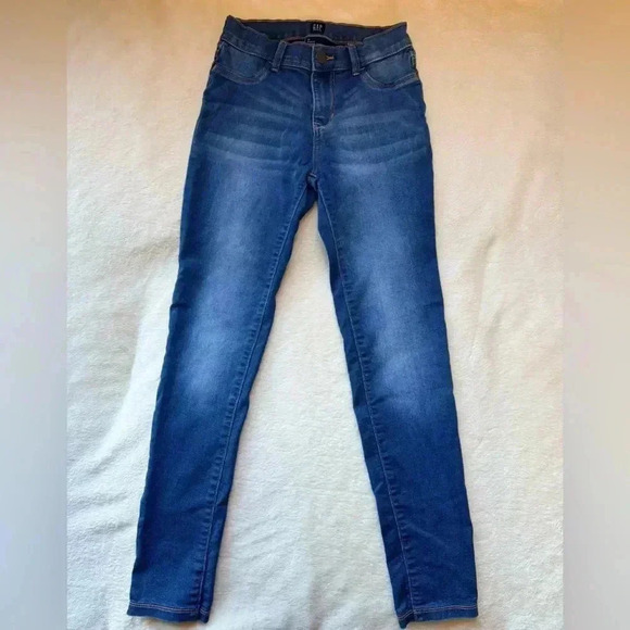 GAP Other - Gap Girls Stretch Jeans with Adjustable Waist, Light Blue, Size 12